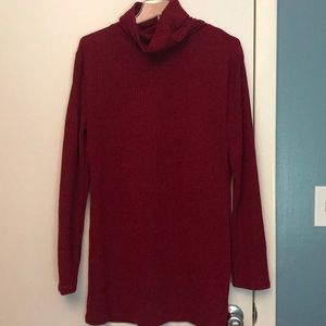 Turtleneck sweater dress